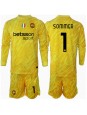 Inter Milan Yann Sommer #1 Målvakt Replika Borta Kläder Barn 2024-25 Långärmad (+ byxor)